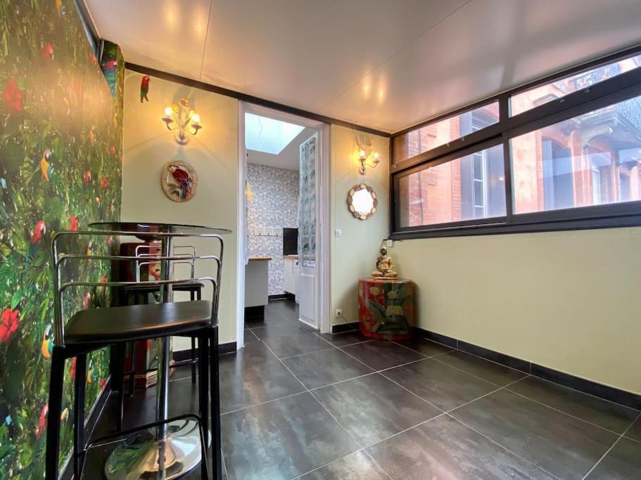 L'Appartement Jebari - Esprit Loft Carcassonne Proche Cite Medieval Et Aeroport Luaran gambar